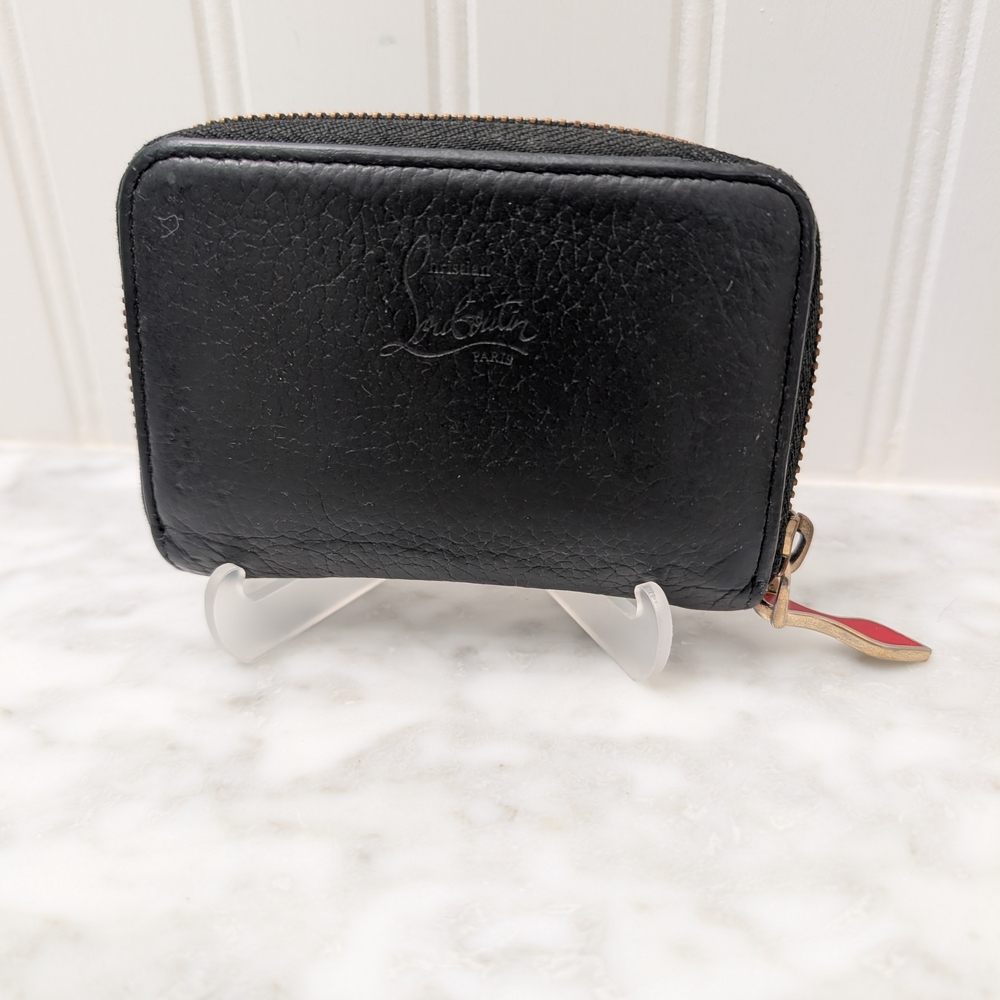 Christian Louboutin Small Panettone Zip-Around Coin Wallet - Picture 2 of 8